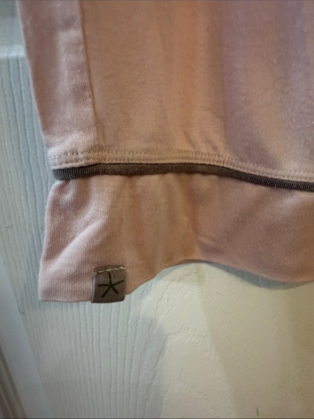 Barefoot Dreams Light Pink Long-Sleeve Pajama Set with Contrast Trim - Picture 5 of 8